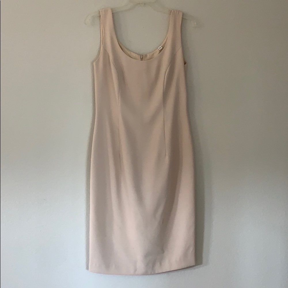 Cream dress with matching coat